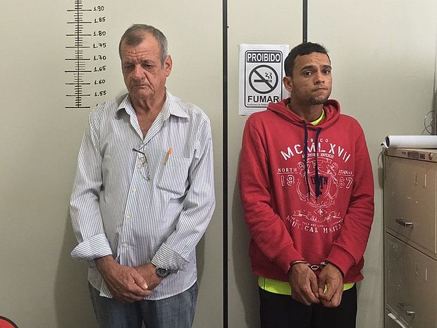 Adones, à esquerda, teria envenenado o produto. Deuel, à direita, teria furtado o achocolatado. Foto: Thainá Paz/G1